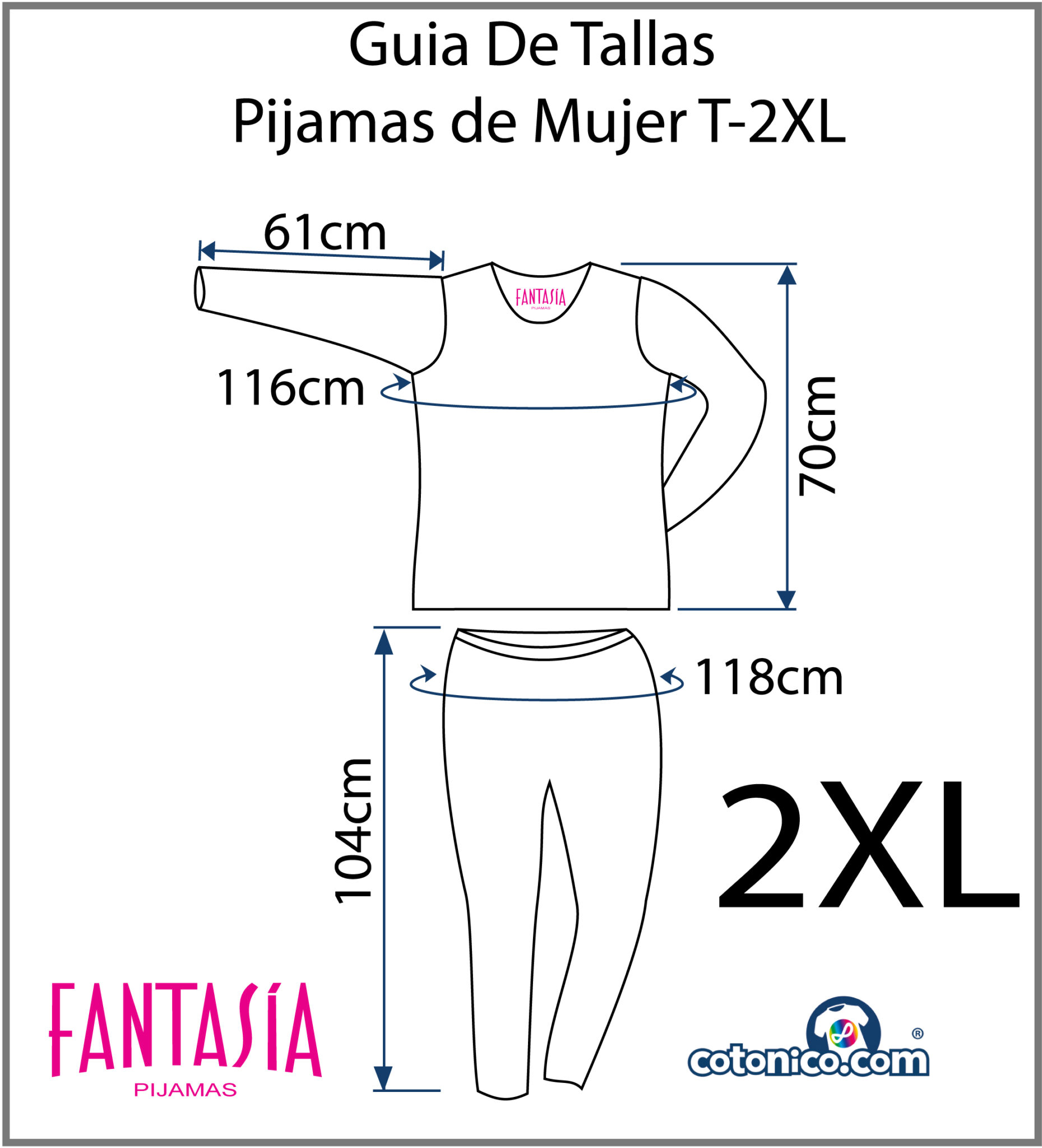 Guia-De-Tallas-Pijamas-De-Mujer-2XL