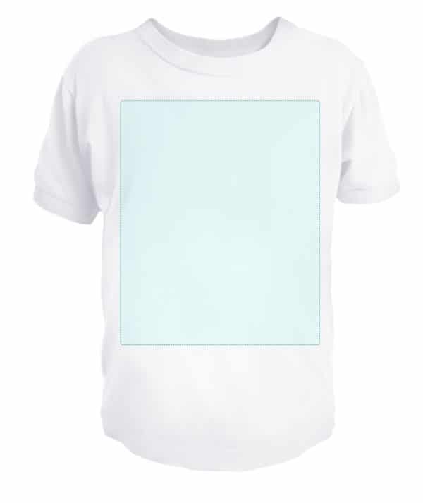 Camiseta para niños En Blanco Para Crear
