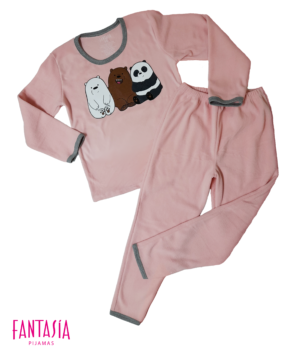 Pijama Mujer o Niña Pantalón Largo Manga Larga  Ref:ES3001