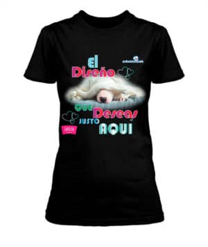 Camiseta Mujer Personalizada con el Diseño que quieras!