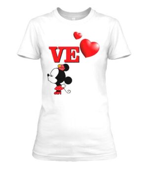 Camiseta Minnie Parejas In Love