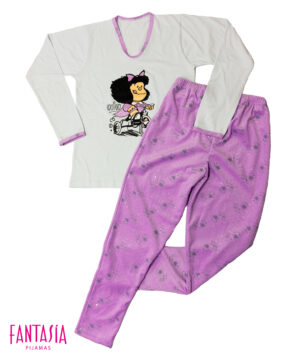 Pijama Para Mujer Mafalda Piel de Durazno Morado